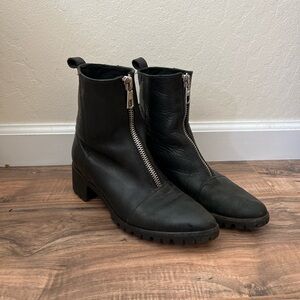 BH&BR Modern Vice Moto Zipper Boots with D3O ankle armor